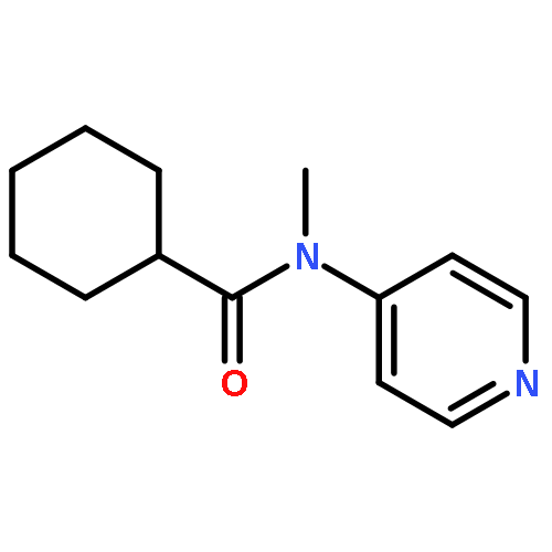 Cyclohexanecarboxamide, N-methyl-N-4-pyridinyl-