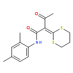 Butanamide, N-(2,4-dimethylphenyl)-2-(1,3-dithian-2-ylidene)-3-oxo-