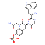 Glycinamide, L-tryptophylglycyl-O-phosphono-L-tyrosyl-