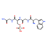 GLYCINAMIDE, L-TRYPTOPHYLGLYCYL-O-PHOSPHONO-L-SERYL-