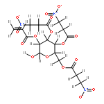 2-O-acryloyl-3,4,6-tri-O-[3-nitropropanoyl]-alpha-D-glucopyranose