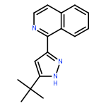 ISOQUINOLINE, 1-[5-(1,1-DIMETHYLETHYL)-1H-PYRAZOL-3-YL]-