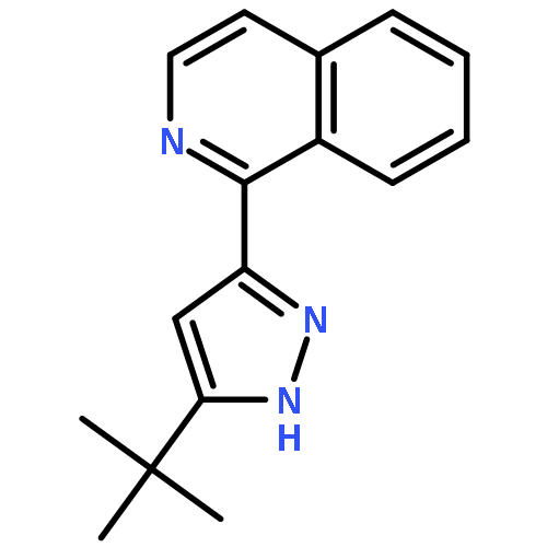 ISOQUINOLINE, 1-[5-(1,1-DIMETHYLETHYL)-1H-PYRAZOL-3-YL]-