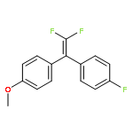 Benzene, 1-[2,2-difluoro-1-(4-fluorophenyl)ethenyl]-4-methoxy-