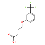 Butanoic acid, 4-[3-(trifluoromethyl)phenoxy]-