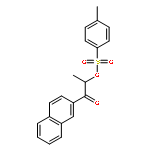 1-PROPANONE, 2-[[(4-METHYLPHENYL)SULFONYL]OXY]-1-(2-NAPHTHALENYL)-