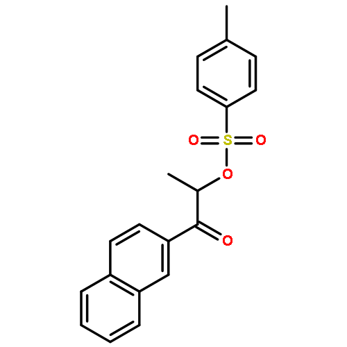 1-PROPANONE, 2-[[(4-METHYLPHENYL)SULFONYL]OXY]-1-(2-NAPHTHALENYL)-