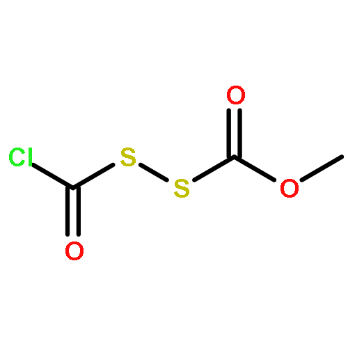 Disulfide, chlorocarbonyl methoxycarbonyl