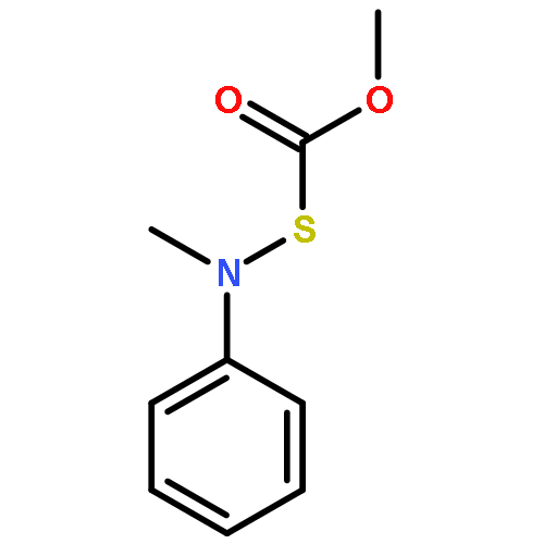 BENZENAMINE, N-[(METHOXYCARBONYL)THIO]-N-METHYL-