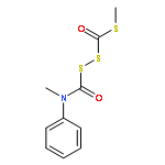 DISULFIDE, (METHYLPHENYLAMINO)CARBONYL (METHYLTHIO)CARBONYL