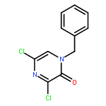 2(1H)-Pyrazinone, 3,5-dichloro-1-(phenylmethyl)-