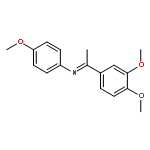 Benzenamine, N-[1-(3,4-dimethoxyphenyl)ethylidene]-4-methoxy-