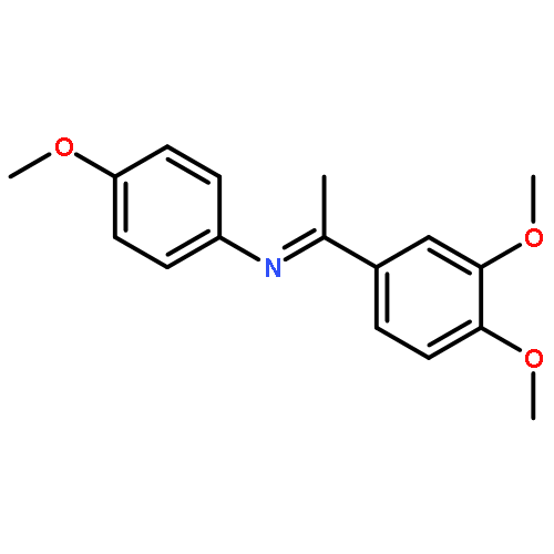 Benzenamine, N-[1-(3,4-dimethoxyphenyl)ethylidene]-4-methoxy-