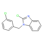 1H-Benzimidazole, 2-chloro-1-[(3-chlorophenyl)methyl]-