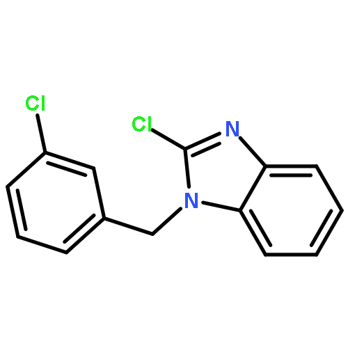 1H-Benzimidazole, 2-chloro-1-[(3-chlorophenyl)methyl]-