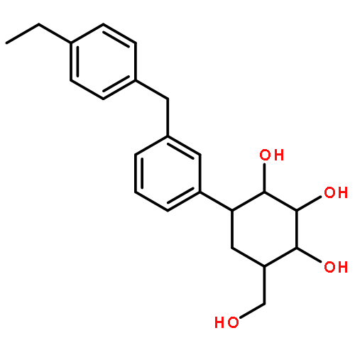 1,2,3-Cyclohexanetriol,4-[3-[(4-ethylphenyl)methyl]phenyl]-6-(hydroxymethyl)-,(1R,2R,3S,4S,6R)-