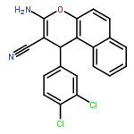 1H-Naphtho[2,1-b]pyran-2-carbonitrile, 3-amino-1-(3,4-dichlorophenyl)-