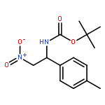 Carbamic acid, [(1R)-1-(4-methylphenyl)-2-nitroethyl]-, 1,1-dimethylethylester