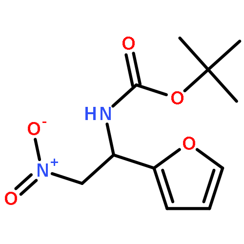 Carbamic acid, [(1S)-1-(2-furanyl)-2-nitroethyl]-, 1,1-dimethylethyl ester