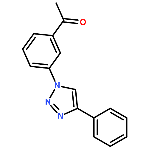 Ethanone, 1-[3-(4-phenyl-1H-1,2,3-triazol-1-yl)phenyl]-