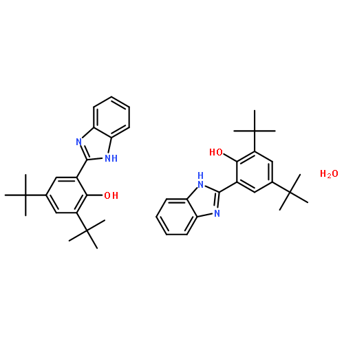 PHENOL, 2-(1H-BENZIMIDAZOL-2-YL)-4,6-BIS(1,1-DIMETHYLETHYL)-, HYDRATE(2:1)