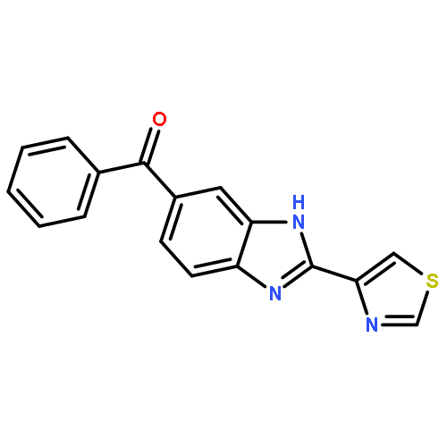 Methanone, phenyl[2-(4-thiazolyl)-1H-benzimidazol-5-yl]-