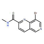 1,6-Naphthyridine-2-carboxamide, 8-bromo-N-methyl-