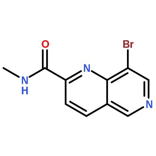 1,6-Naphthyridine-2-carboxamide, 8-bromo-N-methyl-