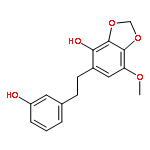 1,3-Benzodioxol-4-ol, 5-[2-(3-hydroxyphenyl)ethyl]-7-methoxy-