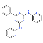 1,3,5-TRIAZINE-2,4-DIAMINE, 6-PHENYL-N,N'-DI-2-PYRIDINYL-