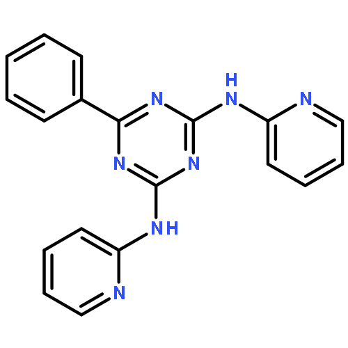 1,3,5-TRIAZINE-2,4-DIAMINE, 6-PHENYL-N,N'-DI-2-PYRIDINYL-