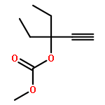 Carbonic acid, 1,1-diethyl-2-propynyl methyl ester