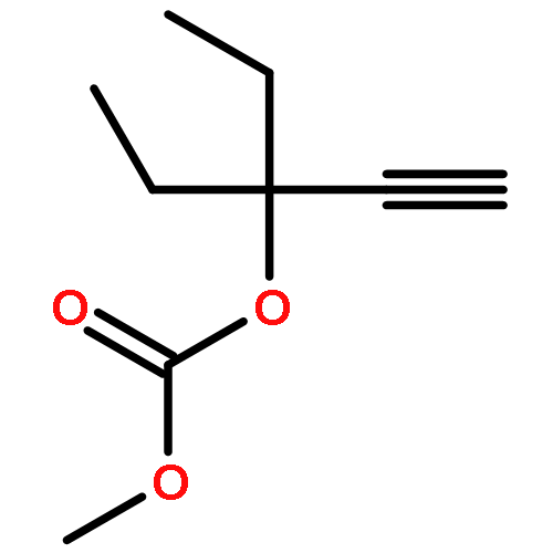 Carbonic acid, 1,1-diethyl-2-propynyl methyl ester