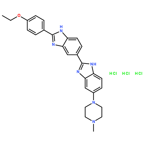 2-(4-ethoxyphenyl)-6-[6-(4-methylpiperazin-1-yl)-1H-benzimidazol-2-yl]-1H-benzimidazole,trihydrochloride