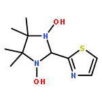 THIAZOLE, 2-(1,3-DIHYDROXY-4,4,5,5-TETRAMETHYL-2-IMIDAZOLIDINYL)-