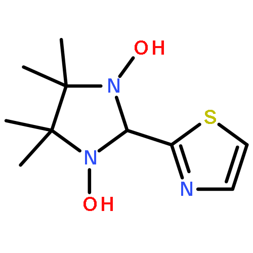 THIAZOLE, 2-(1,3-DIHYDROXY-4,4,5,5-TETRAMETHYL-2-IMIDAZOLIDINYL)-