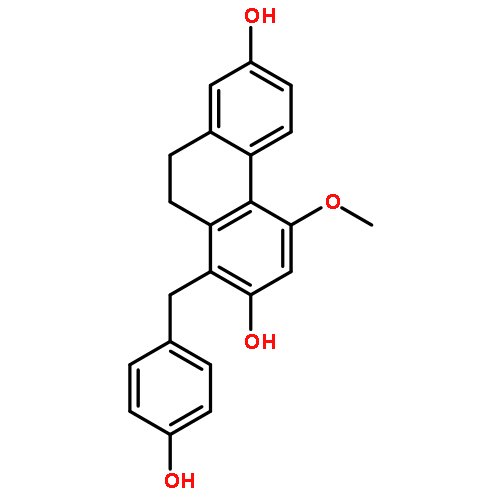 1-(4-hydroxybenzyl)-4-methoxy-9,10-dihydrophenanthrene-2,7-diol