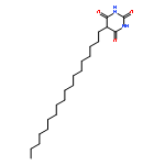 2,4,6(1H,3H,5H)-PYRIMIDINETRIONE, 5-OCTADECYL-