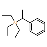 Silane, triethyl(1-phenylethyl)-