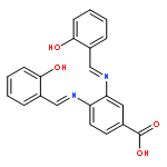 Benzoic acid, 3,4-bis[[(2-hydroxyphenyl)methylene]amino]-