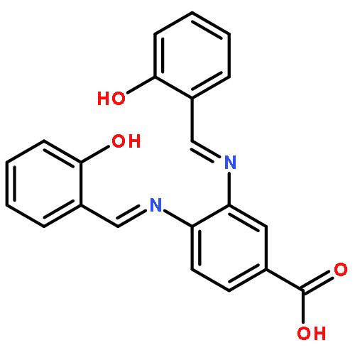 Benzoic acid, 3,4-bis[[(2-hydroxyphenyl)methylene]amino]-