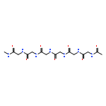 Glycinamide, N-acetylglycylglycylglycylglycylglycyl-N-methyl-