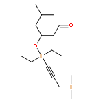 HEXANAL, 3-[[DIETHYL[3-(TRIMETHYLSILYL)-1-PROPYNYL]SILYL]OXY]-5-METHYL-