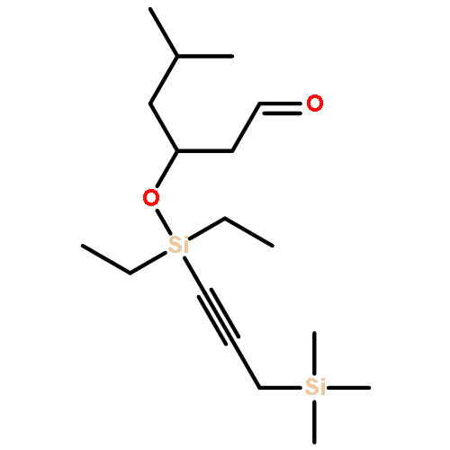 HEXANAL, 3-[[DIETHYL[3-(TRIMETHYLSILYL)-1-PROPYNYL]SILYL]OXY]-5-METHYL-