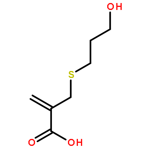 2-PROPENOIC ACID, 2-[[(3-HYDROXYPROPYL)THIO]METHYL]-