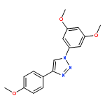 1H-1,2,3-Triazole, 1-(3,5-dimethoxyphenyl)-4-(4-methoxyphenyl)-