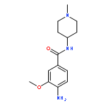 BENZAMIDE, 4-AMINO-3-METHOXY-N-(1-METHYL-4-PIPERIDINYL)-