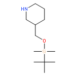 PIPERIDINE, 3-[[[(1,1-DIMETHYLETHYL)DIMETHYLSILYL]OXY]METHYL]-