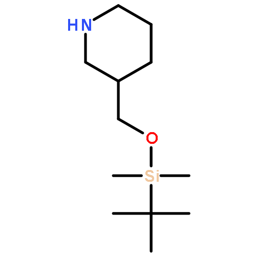 PIPERIDINE, 3-[[[(1,1-DIMETHYLETHYL)DIMETHYLSILYL]OXY]METHYL]-