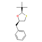 1,3-Oxathiolane, 2-(1,1-dimethylethyl)-5-(phenylmethyl)-, (2R,5R)-rel-